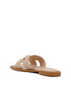 Beige Light Thin Sole Womens Slippers 246041 Z