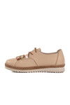 Beige Genuine Leather Anatomic Womens Casual Shoes Z132 Z