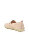 Beige Genuine Leather Womens Casual Shoes 510 Z