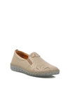 Beige Genuine Leather Womens Casual Shoes 04035 Z