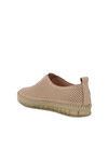 Beige Genuine Leather Womens Casual Shoes 515 Z