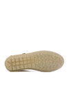 Beige Genuine Leather Womens Casual Shoes 515 Z