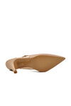 Beige Womens Thin Heel Shoes 312390 Z