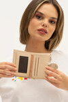 Beige Womens Wallet BNT-1310