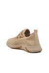 Beige Knit Light Unisex Sneakers Pina 101 G