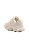 White Velcro Lightweight Girls Sneakers Cayt B