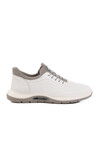 White Genuine Leather Mens Casual Shoes 5Y2844 M