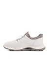 White Genuine Leather Mens Casual Shoes 5Y2844 M