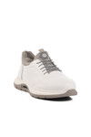 White Genuine Leather Mens Casual Shoes 5Y2844 M