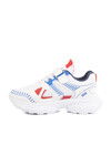 White Velcro Mesh Unisex Childrens Sports Shoes 1500 F