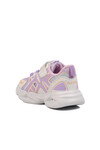 White Lilac Velcro Mesh Lightweight Girls Sneakers 2351 P
