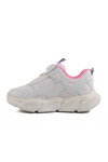 White Velcro Lightweight Girls Sneakers 1901 P
