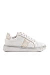White Lace-Up Womens Sneakers 707 Z