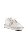 White Lace-Up Womens Sneakers 707 Z
