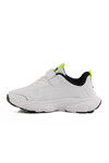 White Velcro Mesh Lightweight Boys Sneakers 1866 F