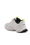 White Velcro Mesh Lightweight Boys Sneakers 1866 F