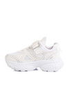 White Velcro Mesh Girls Sneakers 1500 P