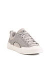 Gray Genuine Leather Mens Sneaker 23Corvet M