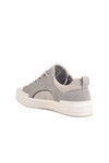 Gray Genuine Leather Mens Sneaker 23Corvet M