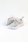 Gri Triko Işıklı Cırtlı Çocuk Spor Ayakkabı BNI-10124 P
