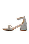 Silver Stone Embroidered Girls Sandals 254 RY 6504 F