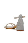 Silver Stone Embroidered Girls Sandals 254 RY 6504 F