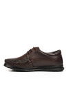 Brown Genuine Leather Mens Casual Shoes 126 M