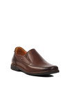 حذاء رجالي كاجوال من الجلد الطبيعي باللون البني 061603 M