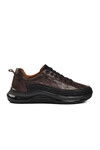 Brown Genuine Leather Mens Casual Shoes 1004 M