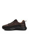 Brown Genuine Leather Mens Casual Shoes 1004 M