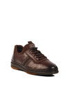 Brown Genuine Leather Mens Casual Shoes 5Y9779-418 M