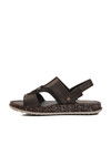 Brown Genuine Leather Mens Sandals 2050 M