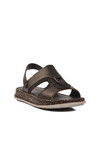 Brown Genuine Leather Mens Sandals 2050 M