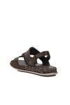 Brown Genuine Leather Mens Sandals 2050 M