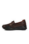 Brown Genuine Leather Womens Casual Shoes 0042 Z