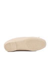 Cream Thin Sole Light Womens Ballerinas B-34 Z
