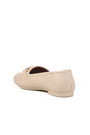 Cream Thin Sole Light Womens Ballerinas B-36 Z
