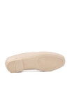 Cream Thin Sole Light Womens Ballerinas B-36 Z