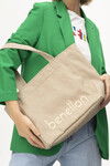 Sand Womens Hand and Shoulder Bag BNT-1163
