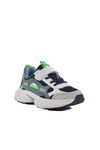 Navy Blue Velcro Mesh Lightweight Boys Sneakers 1866 F