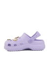 Lilac Lightweight Girls Sabo Slippers 205 F