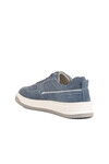 Blue Nubuck Genuine Leather Mens Casual Shoes LO2140-2090 M