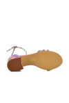 Pink Stone Embroidered Girls Sandals 254 RY 6504 F