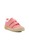 Powder Velcro Linen Girls Sneakers 545 F