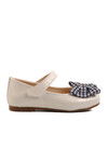 Pearl Ribbon Lightweight Girls Ballerinas 180 B