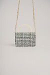 Black and White Womens Hand and Shoulder Bag 17942