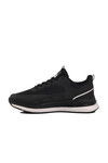 Black and White Lightweight Mesh Mens Sneakers BST-644 M