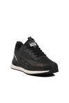 Black and White Lightweight Mesh Mens Sneakers BST-644 M
