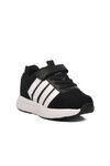 Black and White Velcro Boys Sneakers 1876 F
