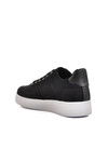 Black White Linen Lightweight Mens Casual Shoes 123 M
